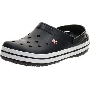Black crocband crocs adult 7 feels like a size 6